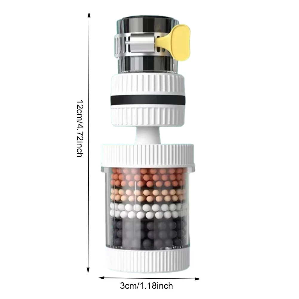 Home Improvement K&B Construction - Universeller Duschhahn, 6-lagiger Wasserhahn, Wasserfilter, Wasserhahn,