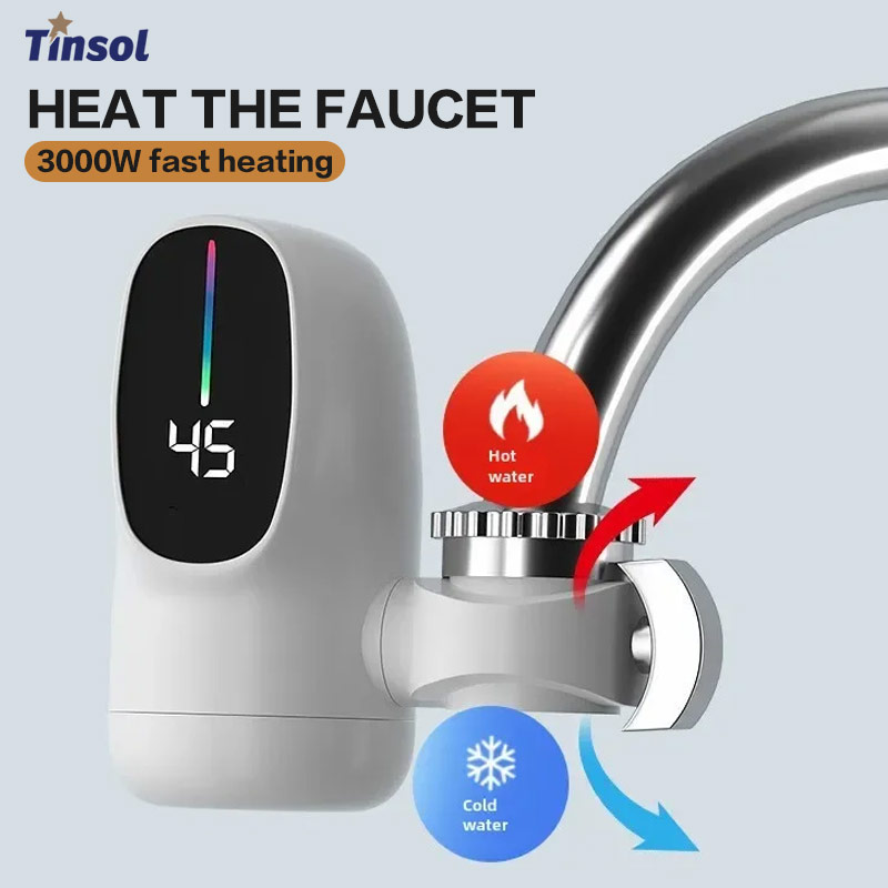 Home Improvement K&B Construction - TINSOL 3000 W Instant-Warmwasserhahn, Warm- und