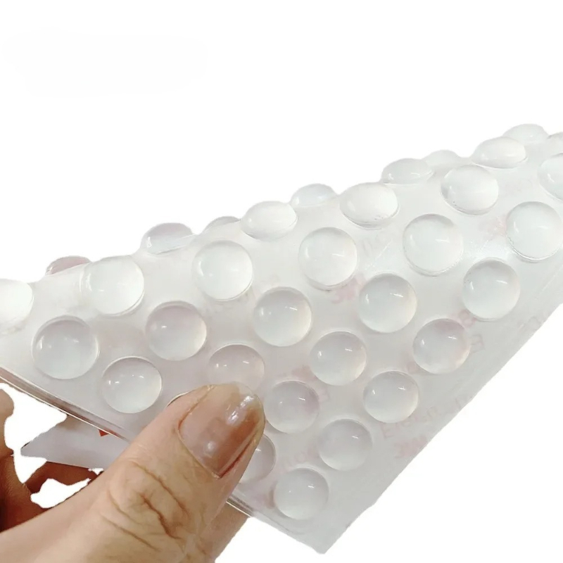 Door Stopper Rubber - 100 Stück selbstklebende Türstopper, Gummidämpfer, Puffer,