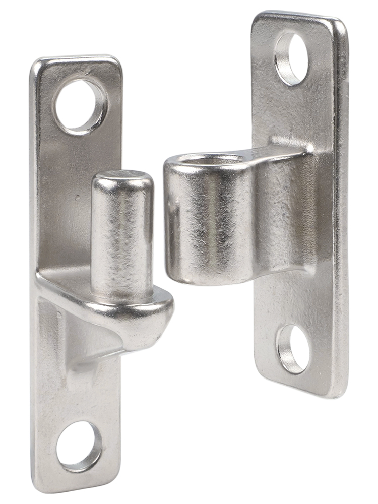 Home Improvement Fence - Silbernes 6 mm dickes Türscharnier aus