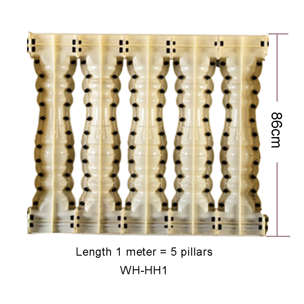 Home Improvement Fence - 86 cm große Betonbalusterformen aus Kunststoff,