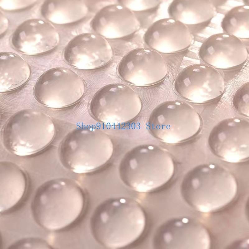 Door Stopper Rubber - 652F Selbstklebendes Puffer-Pad, Silikon-Türstopper, Schrank-Stoßstangen, Wandschutz,
