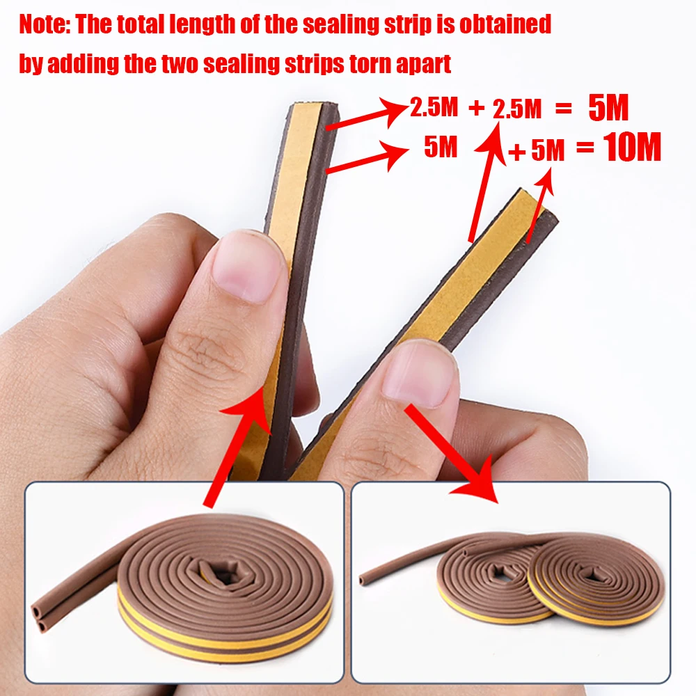 5 m/10 m Wetterschutz-Türdicht – Door Stopper Rubber Bewertung und Preis