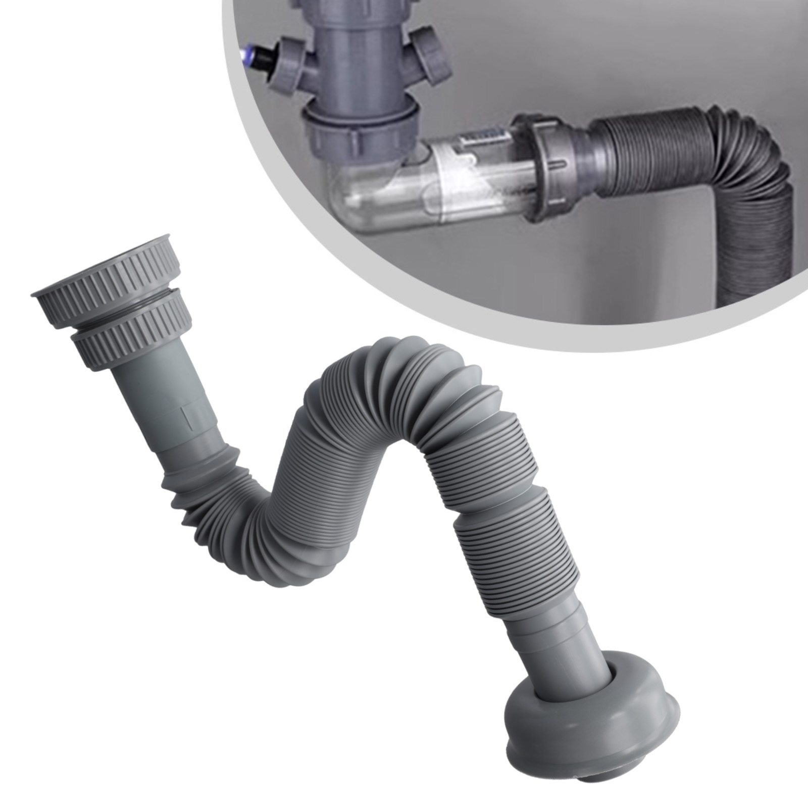 Küchenspüle Abflussrohr Dehnba – Home Improvement K&B Construction Bewertung und Preis