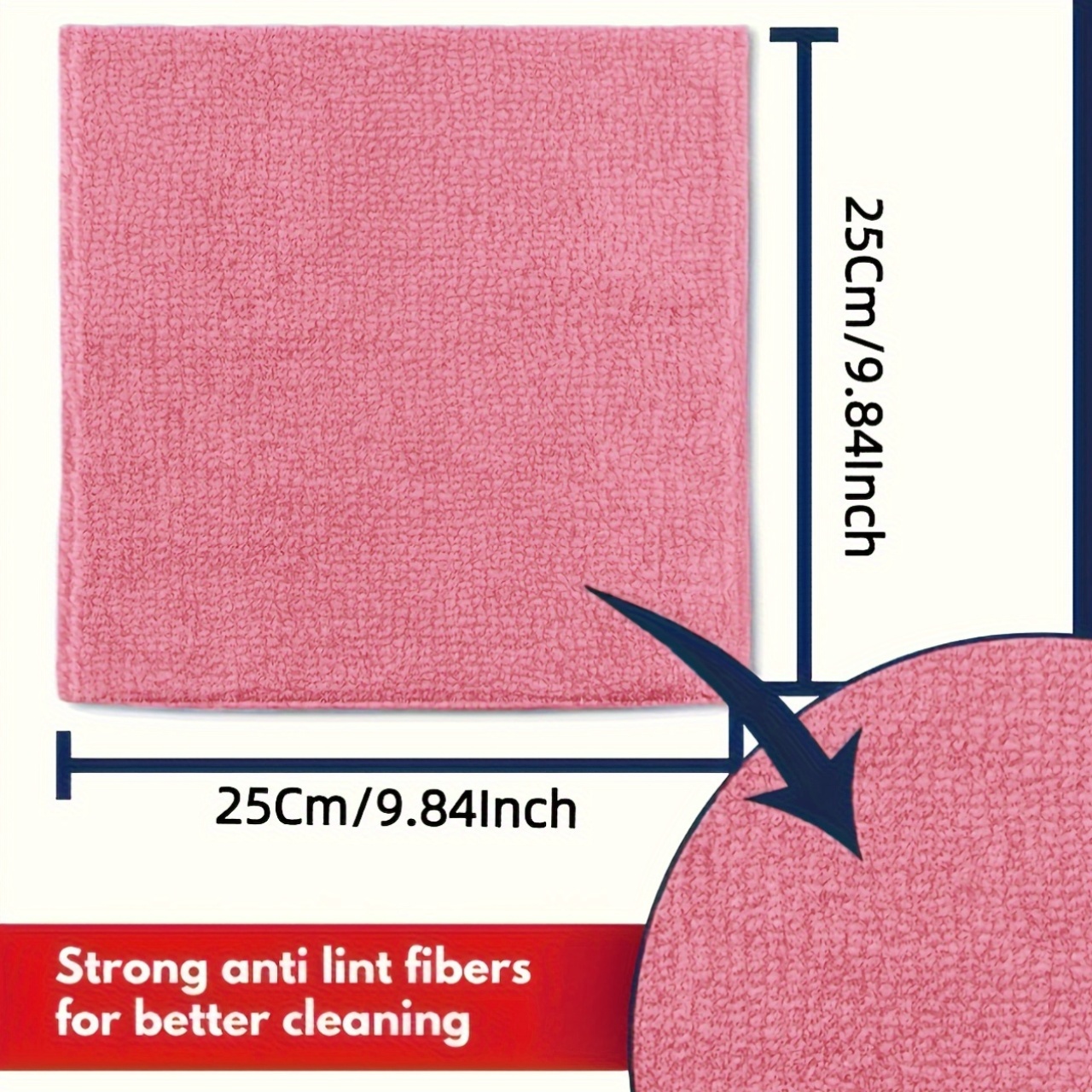 1-50 Stück Hellrosa Mikrofaser – Home Improvement K&B Construction Bewertung und Preis