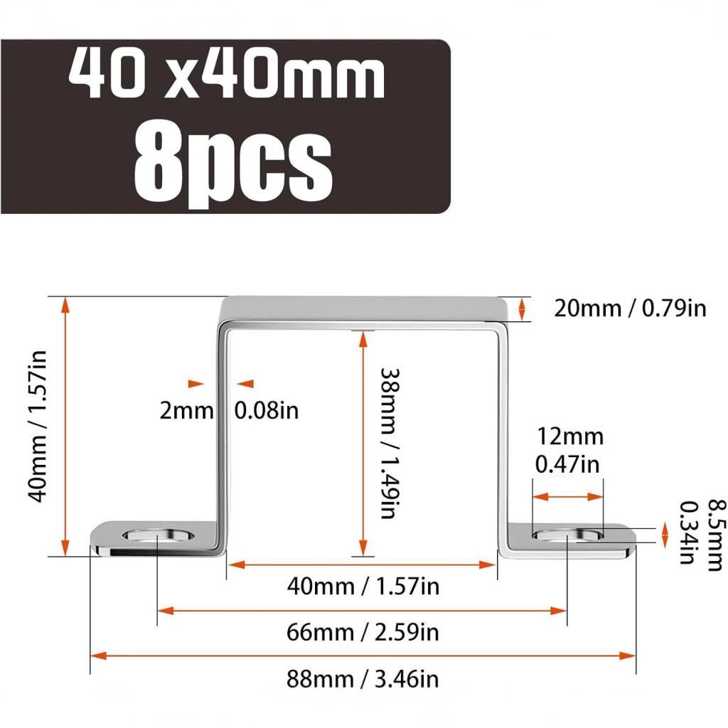 Edelstahl-Vierkantrohrhalterun – Home Improvement Fence Bewertung und Preis