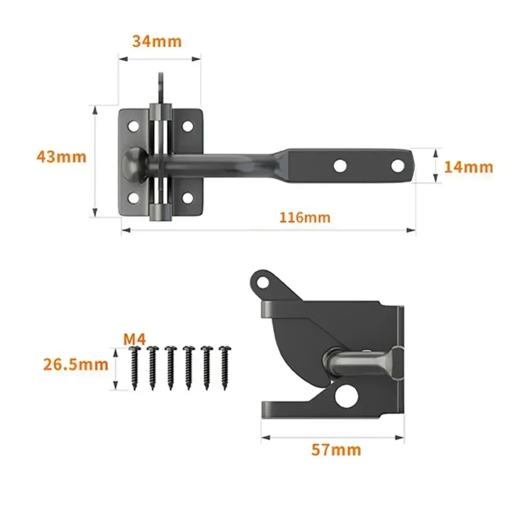 Zaunriegel Türen Schloss Zaunr – Home Improvement Fence Bewertung und Preis
