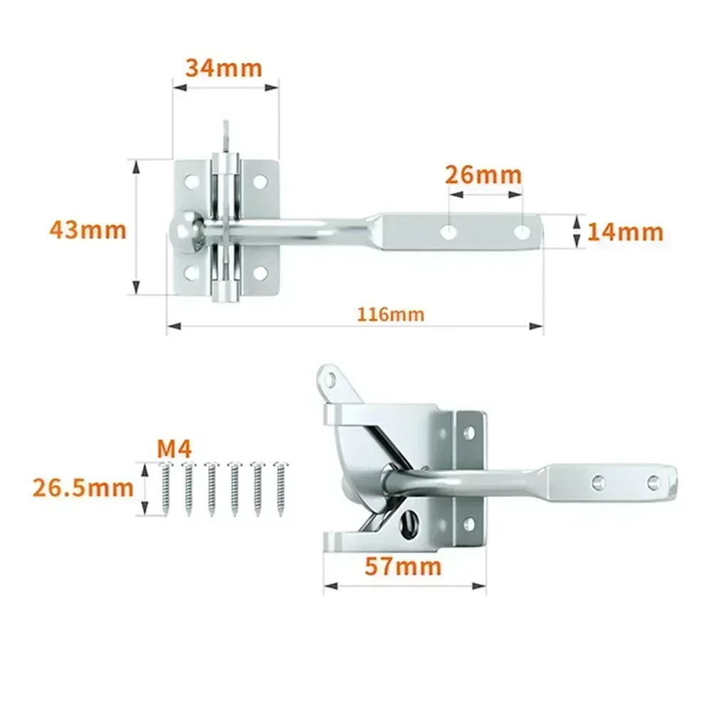 Zaunriegel Türen Schloss Zaunr – Home Improvement Fence Bewertung und Preis